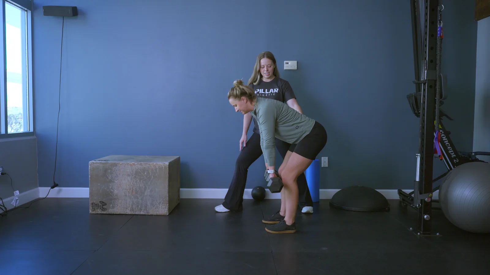 The treatment and training floor at Pillar Kinetic in Las Vegas